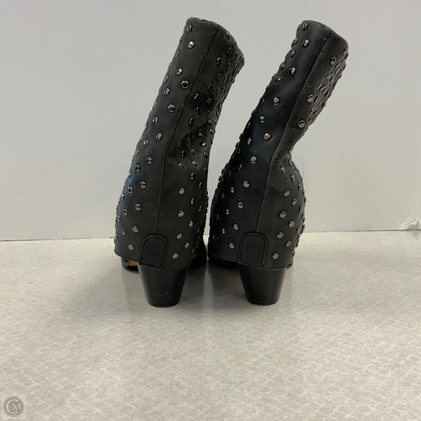 Boots Ankle Heels By 80%20 In Black, Size: 10