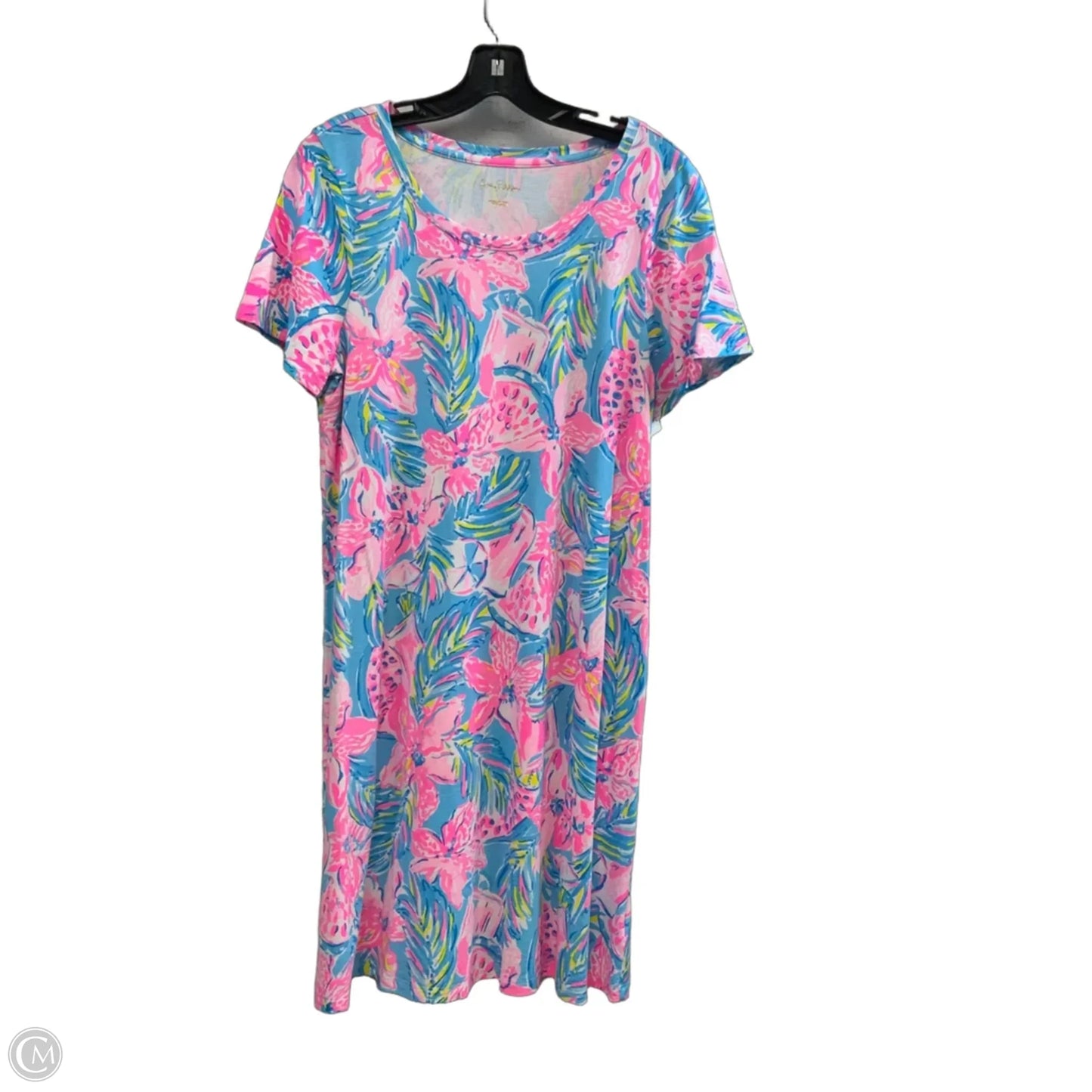 Dress Casual Short By Lilly Pulitzer In Blue & Pink, Size: L
