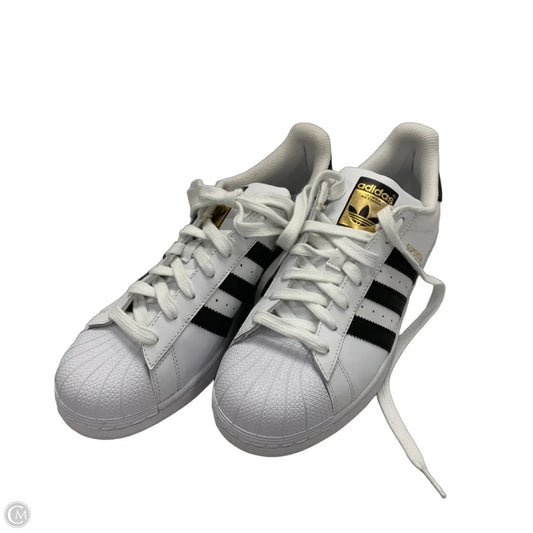 Shoes Athletic By Adidas In White, Size: 9.5