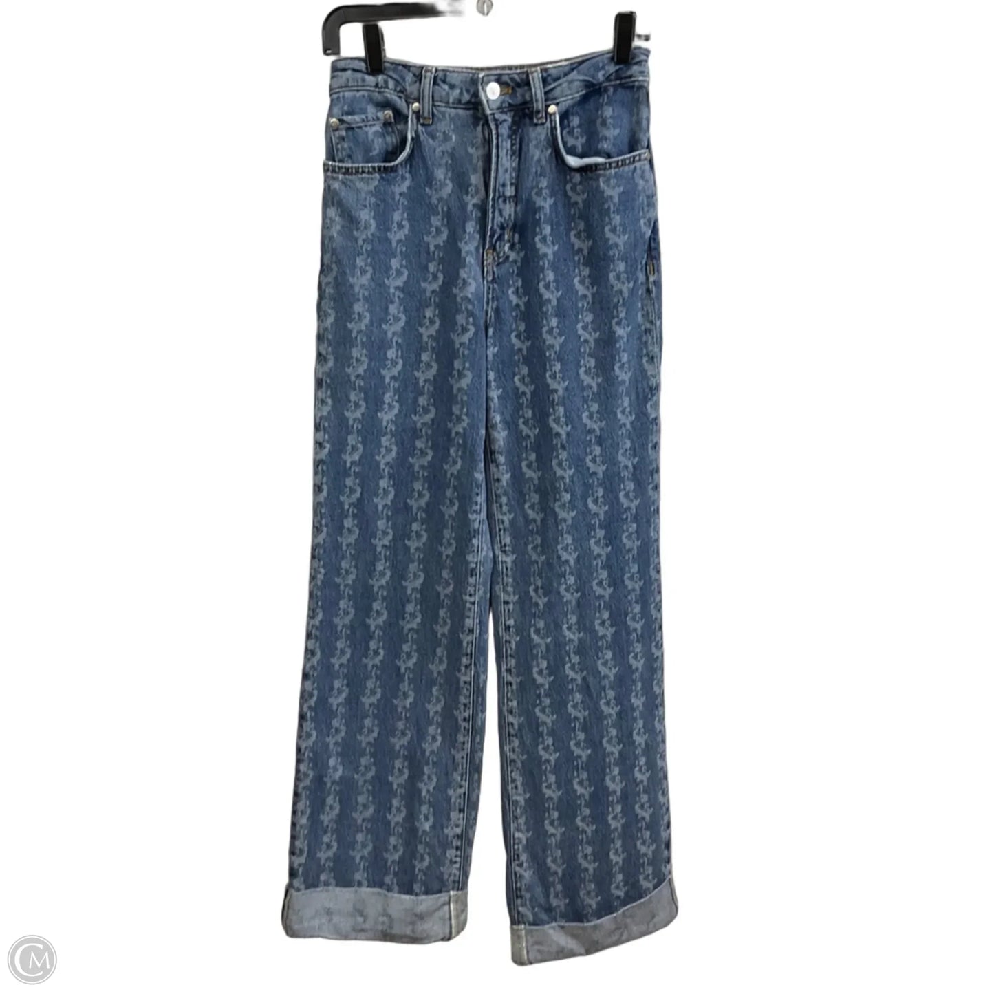 Jeans Wide Leg By Pilcro In Blue Denim, Size: 2
