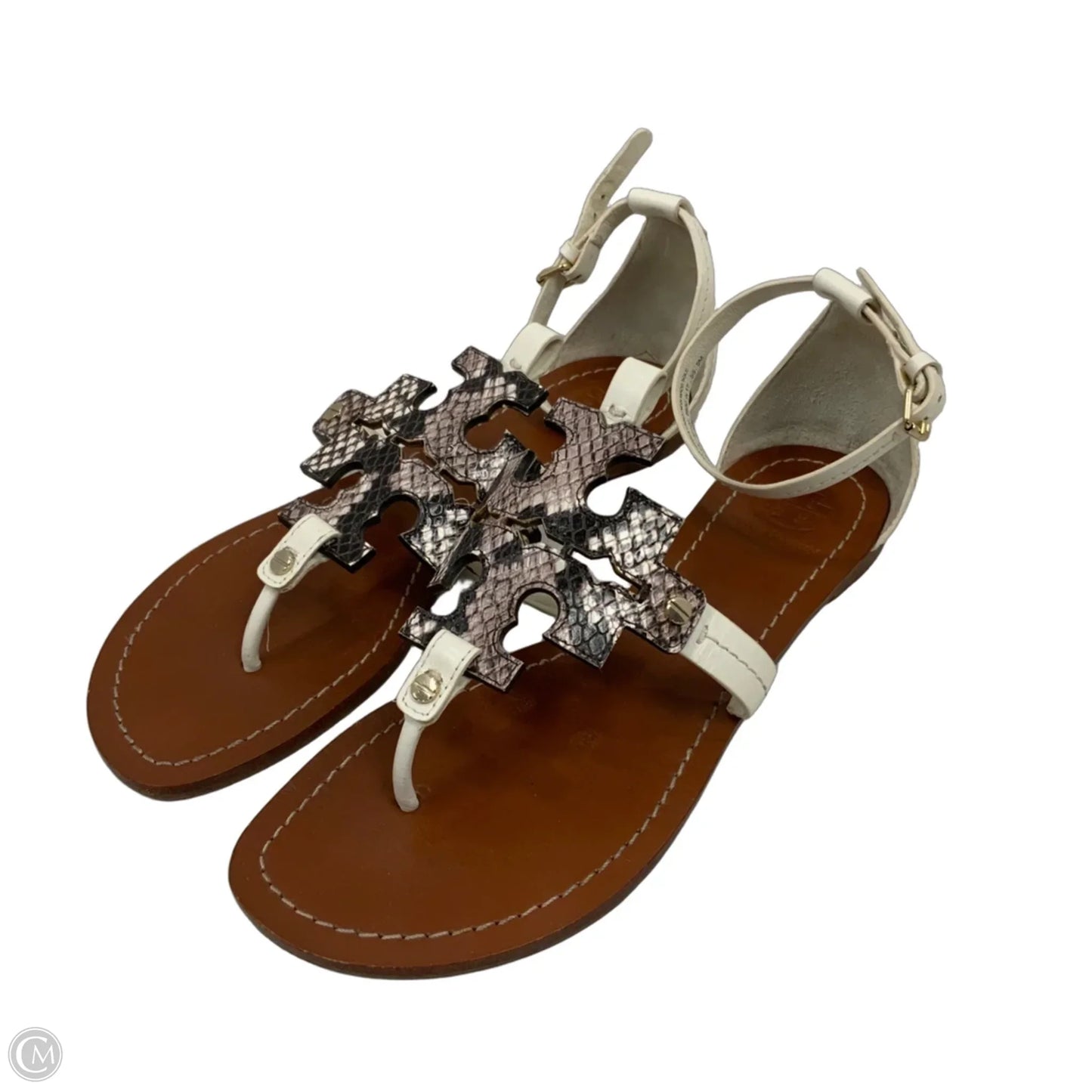 Sandals Designer By Tory Burch In Brown, Size: 9