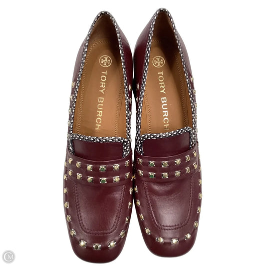 Shoes Designer By Tory Burch In Maroon, Size: 10