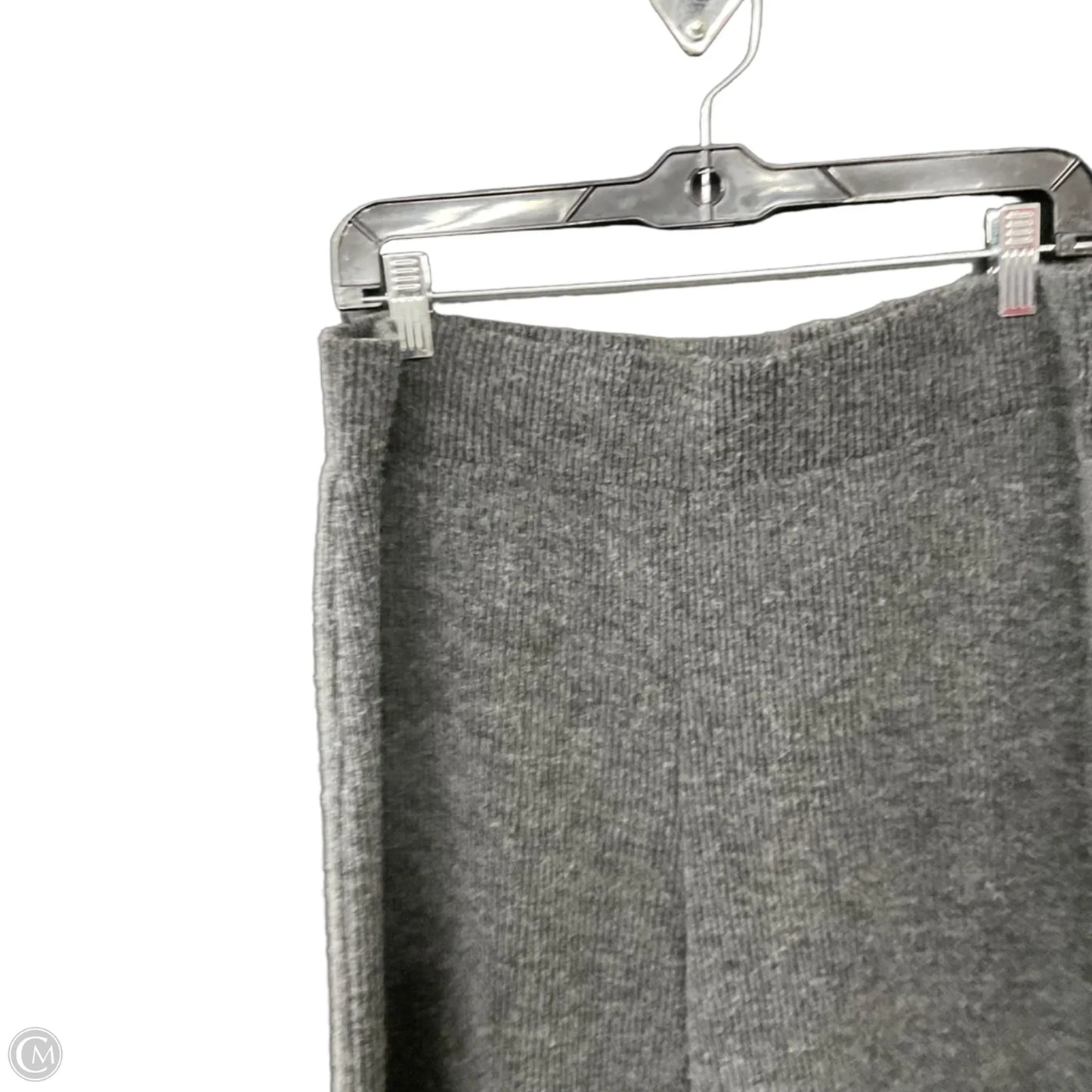 Pants Wide Leg By KINLEY In Grey, Size: L