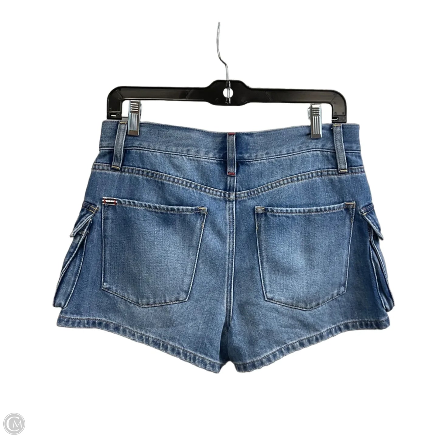 Shorts Designer By Alice + Olivia In Blue Denim, Size: 6