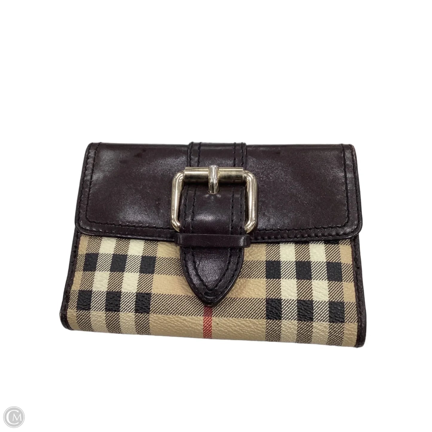 Wallet Luxury Designer By Burberry, Size: Medium