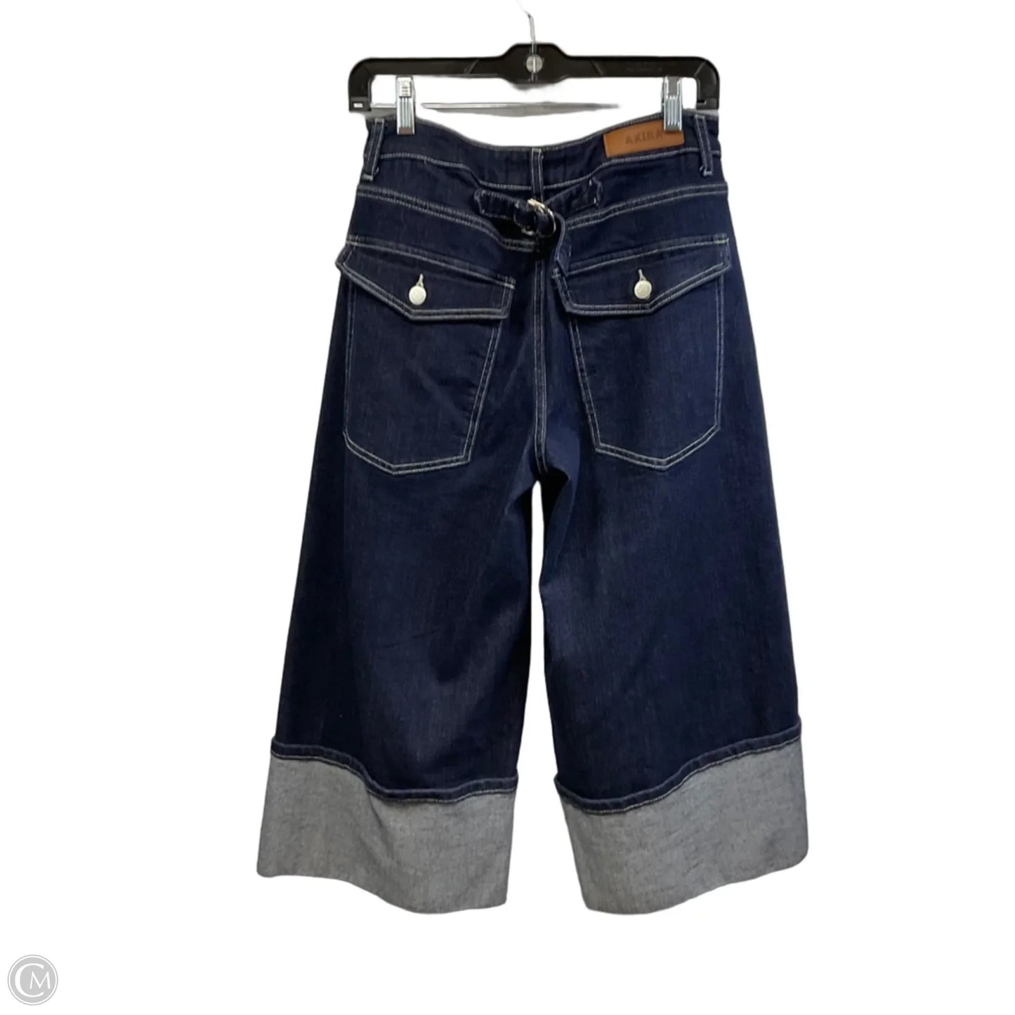 Jeans Cropped By Akira In Blue Denim, Size: M