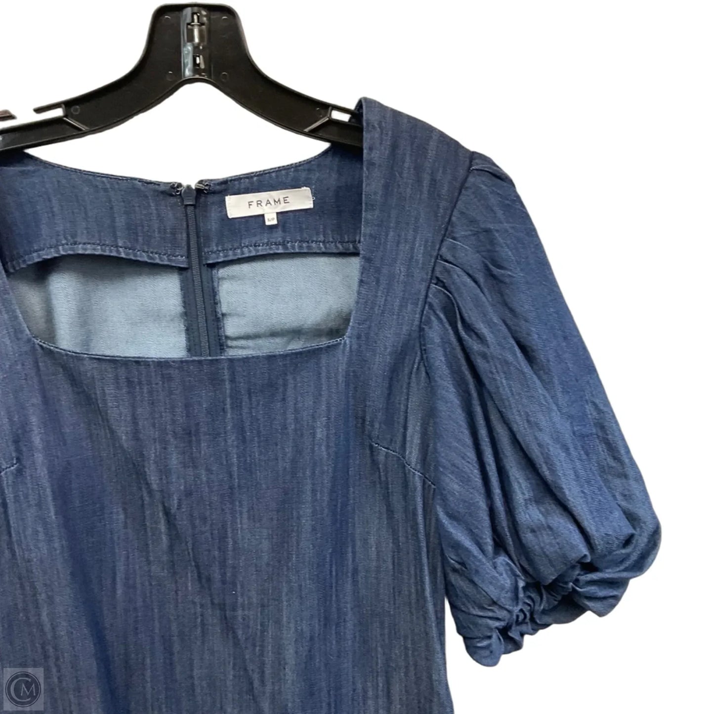 Dress Casual Short By Frame In Blue Denim, Size: S