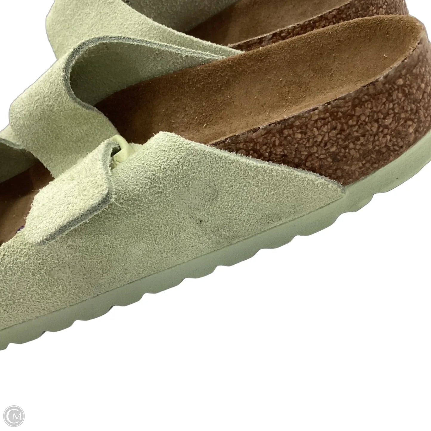 Sandals Flats By Birkenstock In Green, Size: 7