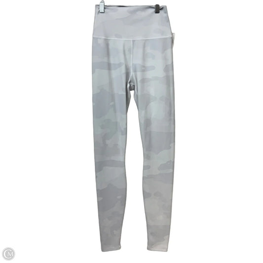 Athletic Leggings By Alo In Grey, Size: Xs