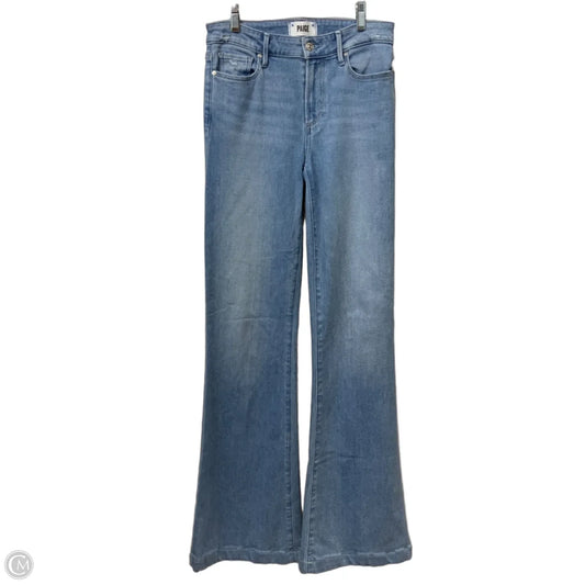 Jeans Wide Leg By Paige In Blue Denim, Size: 2