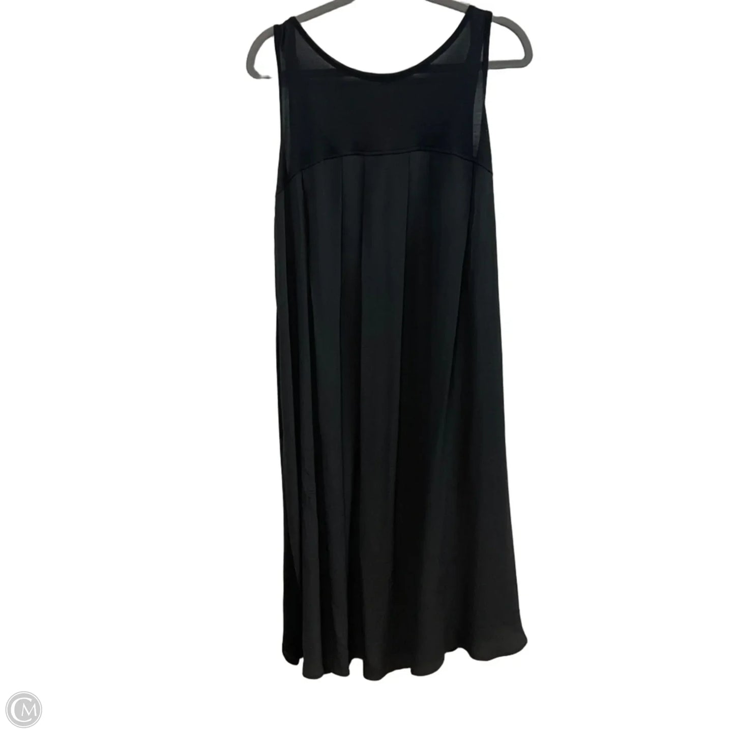Dress Casual Midi By Eileen Fisher In Black, Size: L