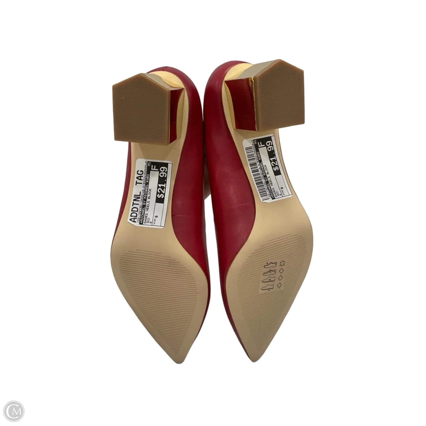 Shoes Heels Block By Michael By Michael Kors In Red, Size: 8