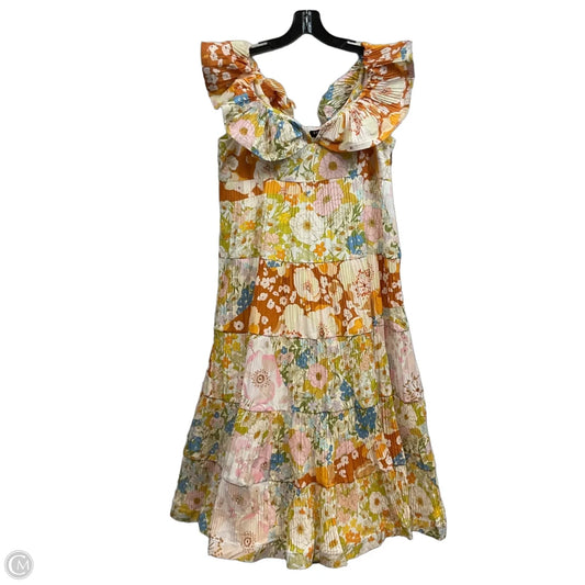 Dress Casual Midi By BEAULAH In Yellow, Size: S