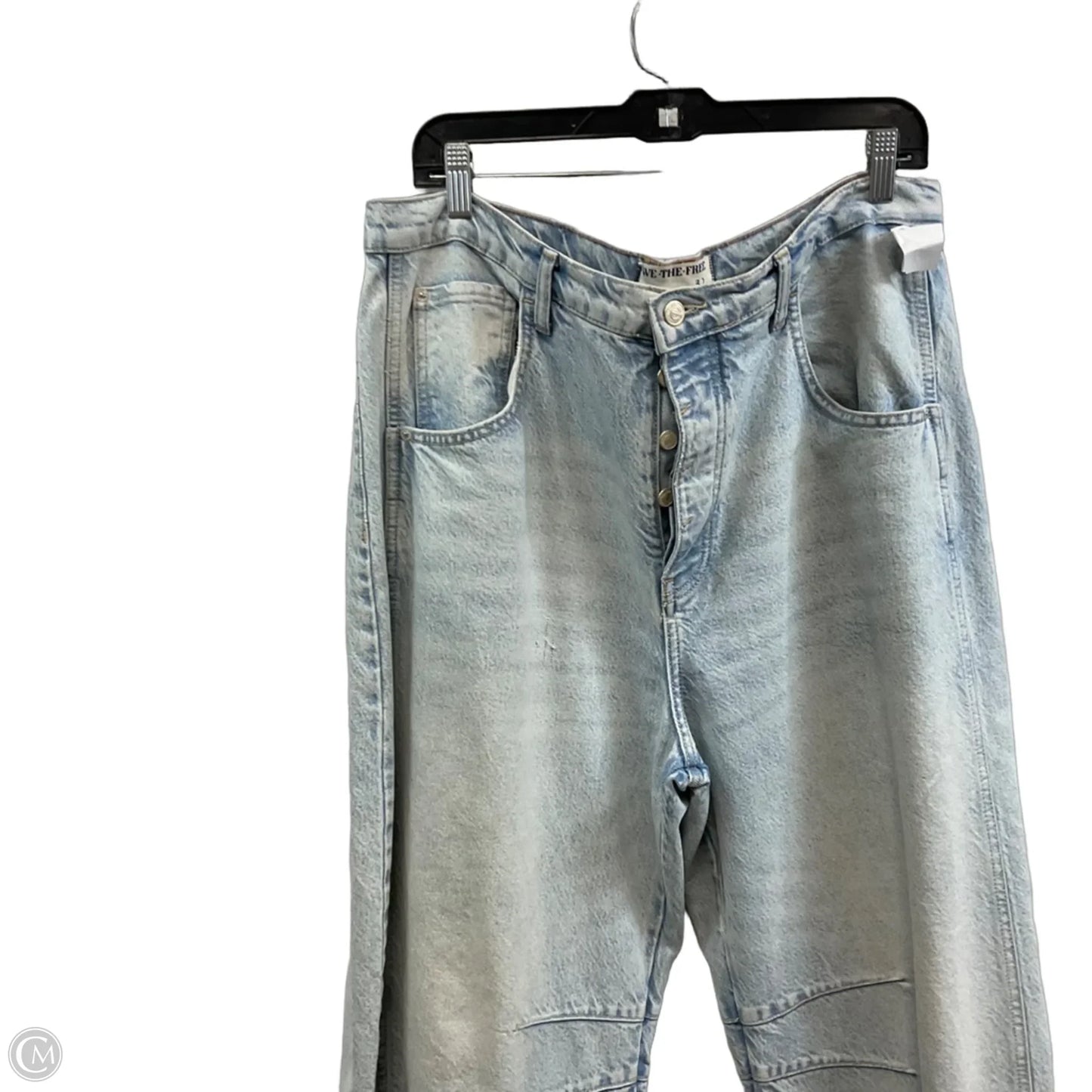 Jeans Wide Leg By We The Free In Blue Denim, Size: 14