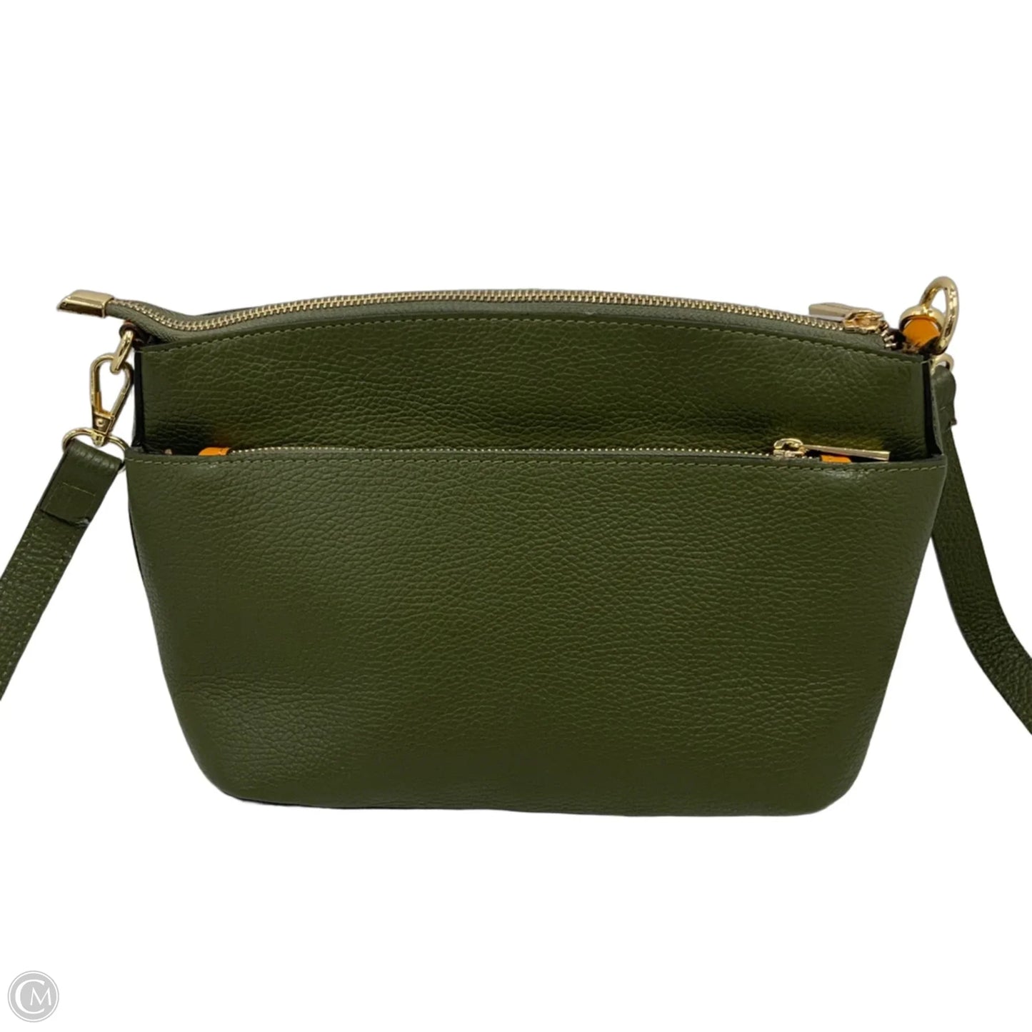 Handbag Leather By Clothes Mentor, Size: Medium
