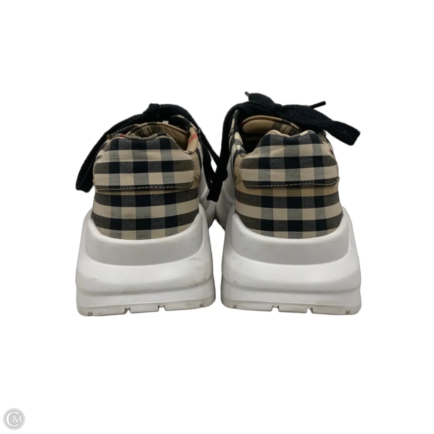 Shoes Luxury Designer By Burberry In White, Size: 9