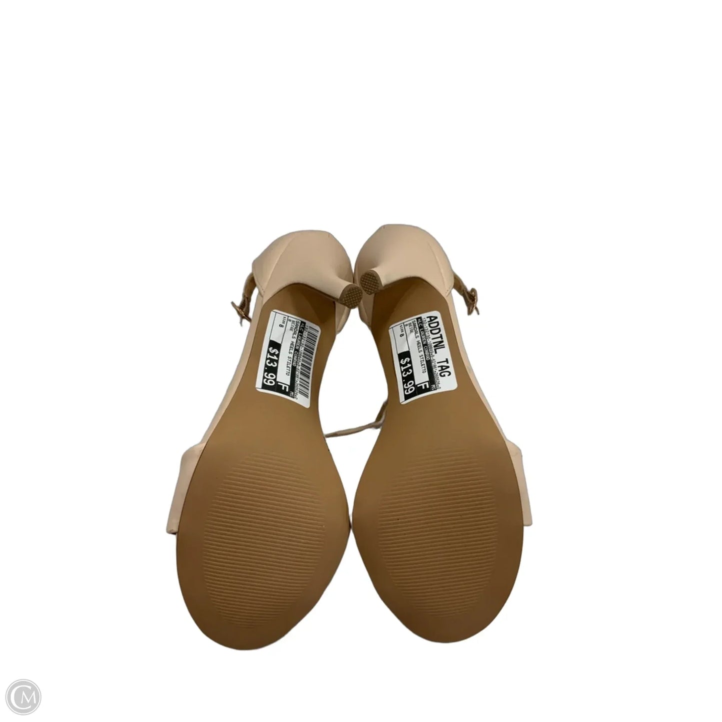 Sandals Heels Stiletto By Lc Lauren Conrad In Beige, Size: 8