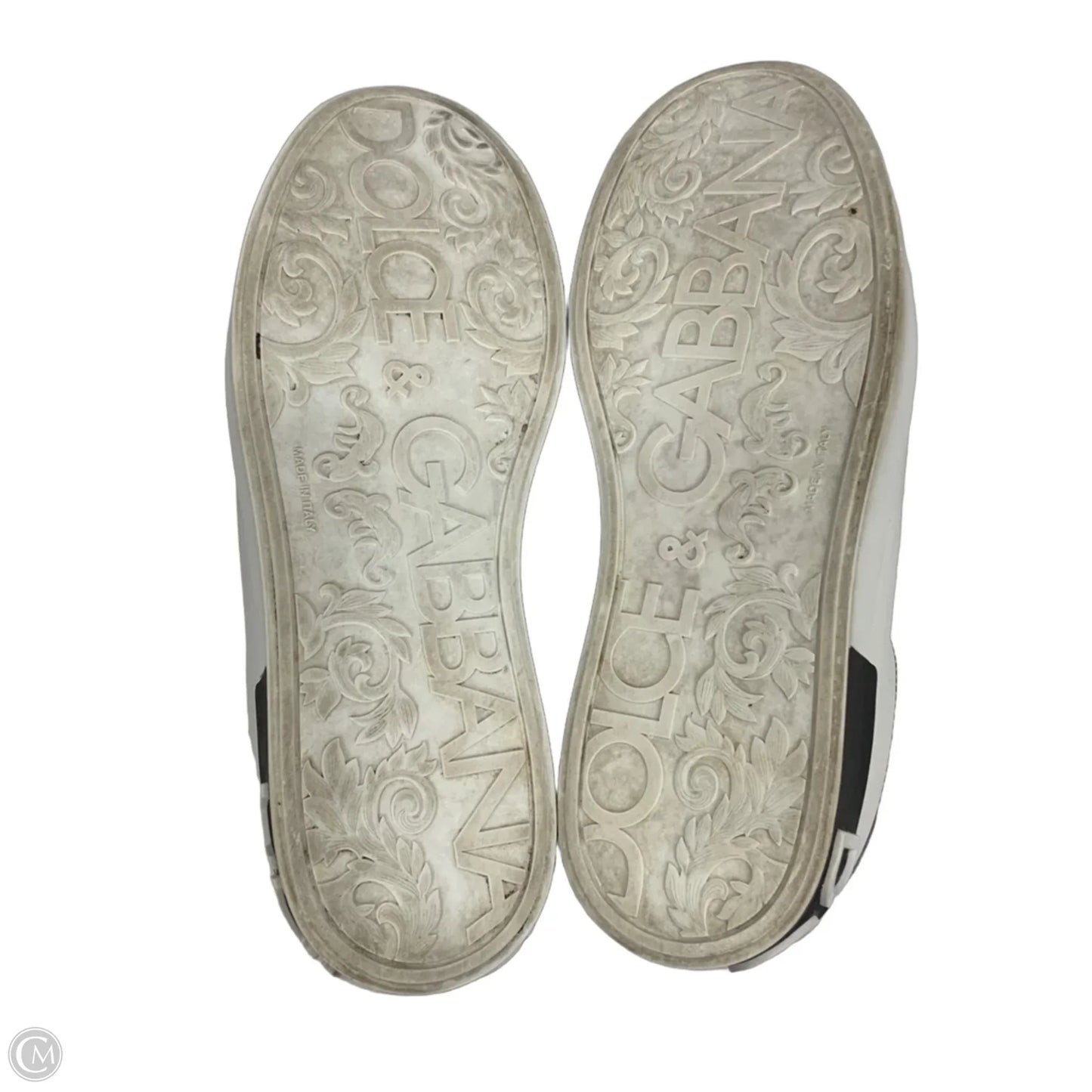Shoes Luxury Designer By Dolce And Gabbana In White, Size: 9