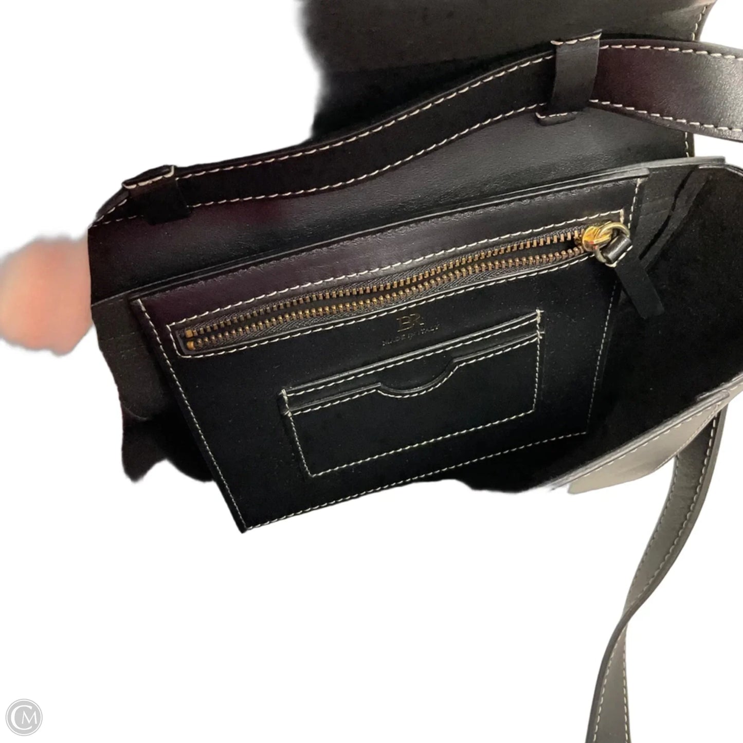 Crossbody Leather By Banana Republic, Size: Medium