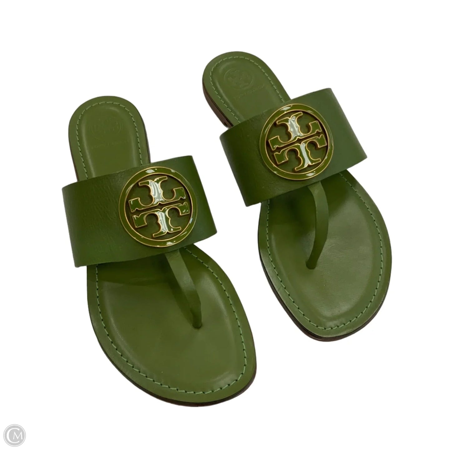 Sandals Designer By Tory Burch In Green, Size: 8.5
