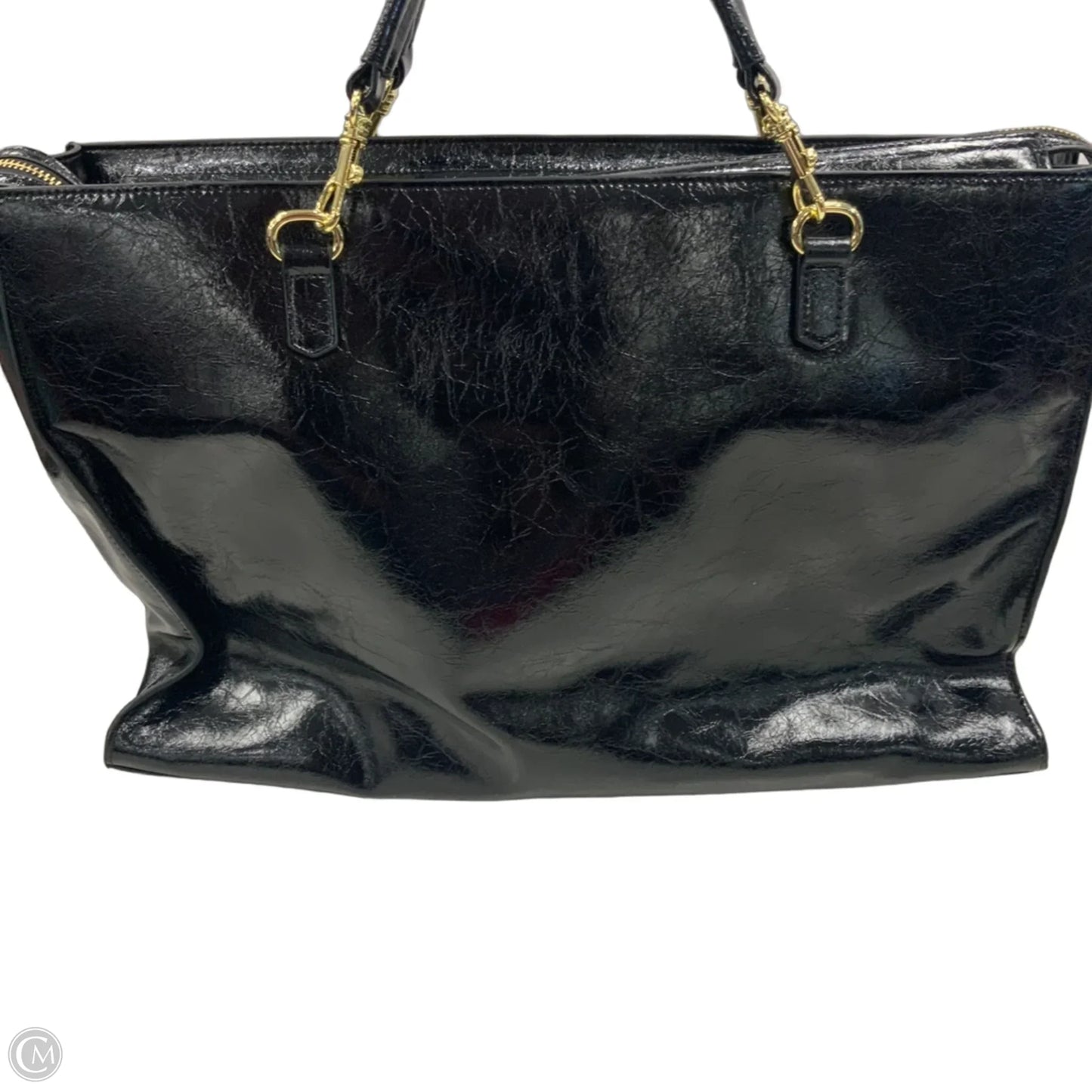 Handbag Leather By Belle & Bloom, Size: Large