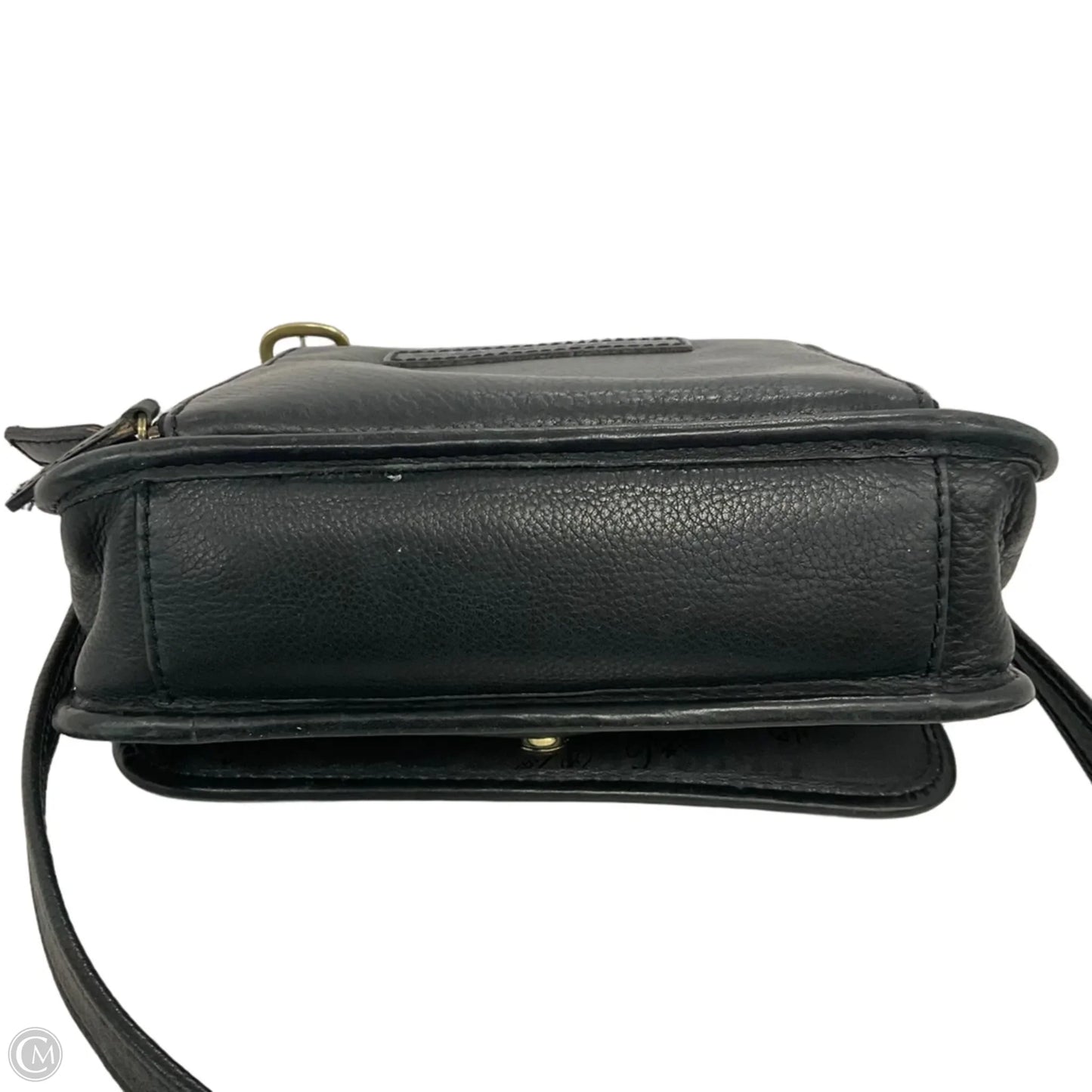 Crossbody Leather By Fossil, Size: Medium