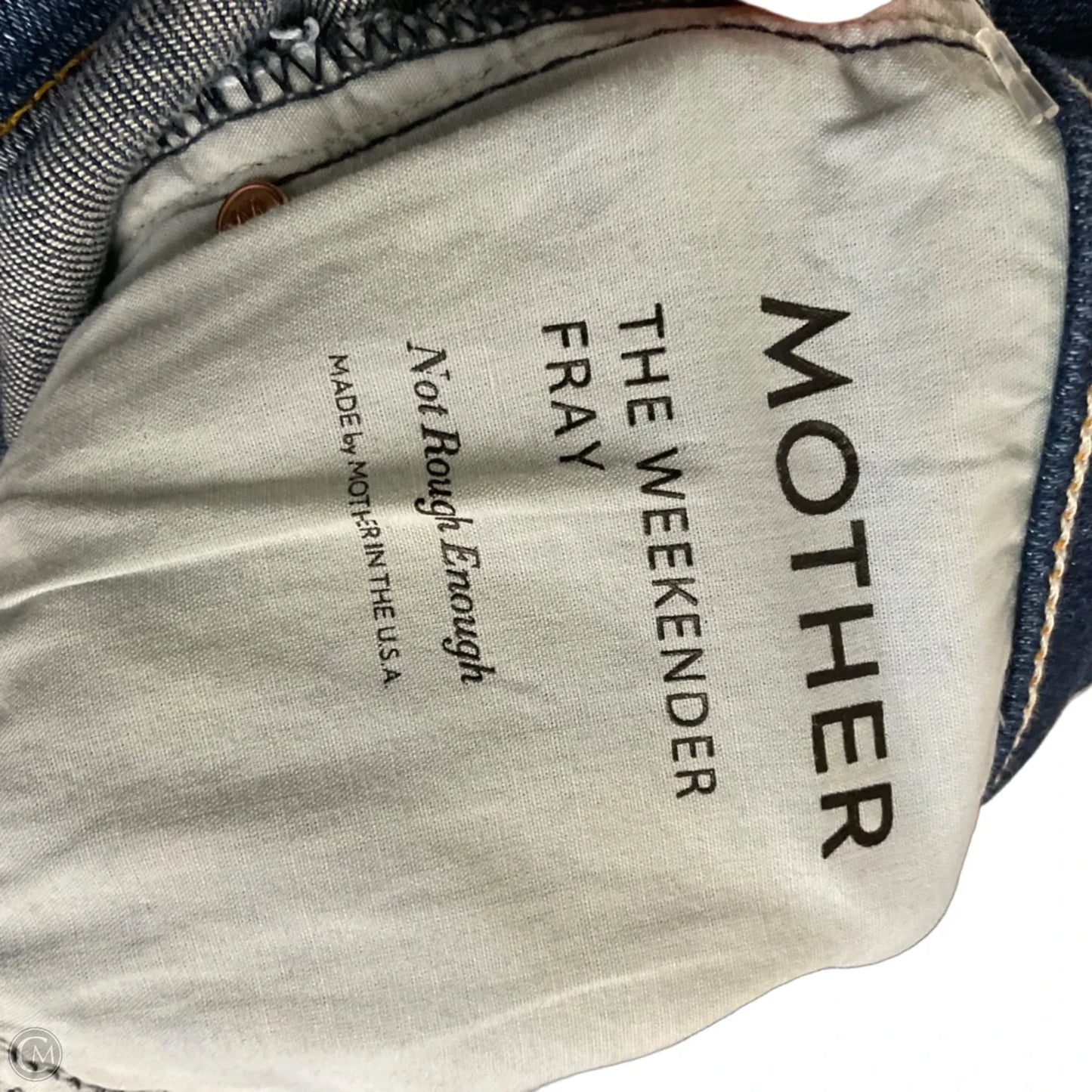 Jeans Designer By Mother In Blue Denim, Size: 6
