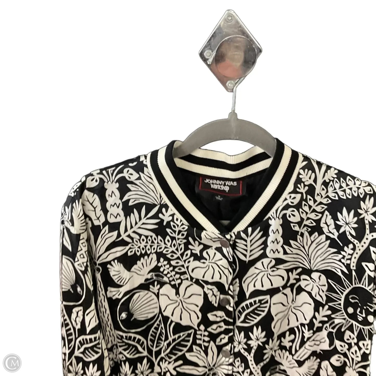 Jacket Other By Johnny Was In Black, Size: M