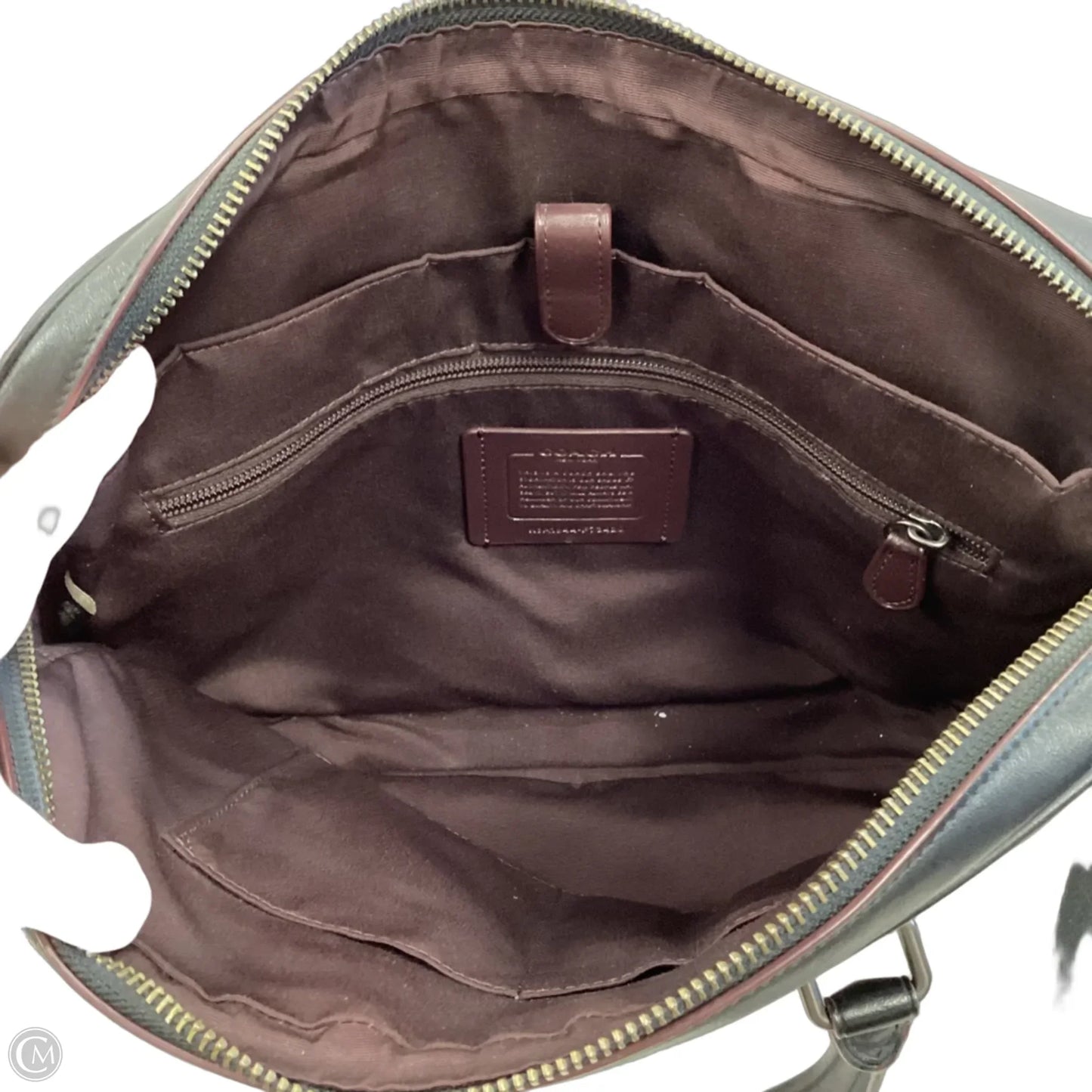 Laptop Bag Designer By Coach, Size: Large