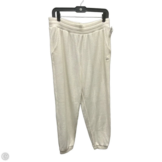 Athletic Pants By Alo In White, Size: L