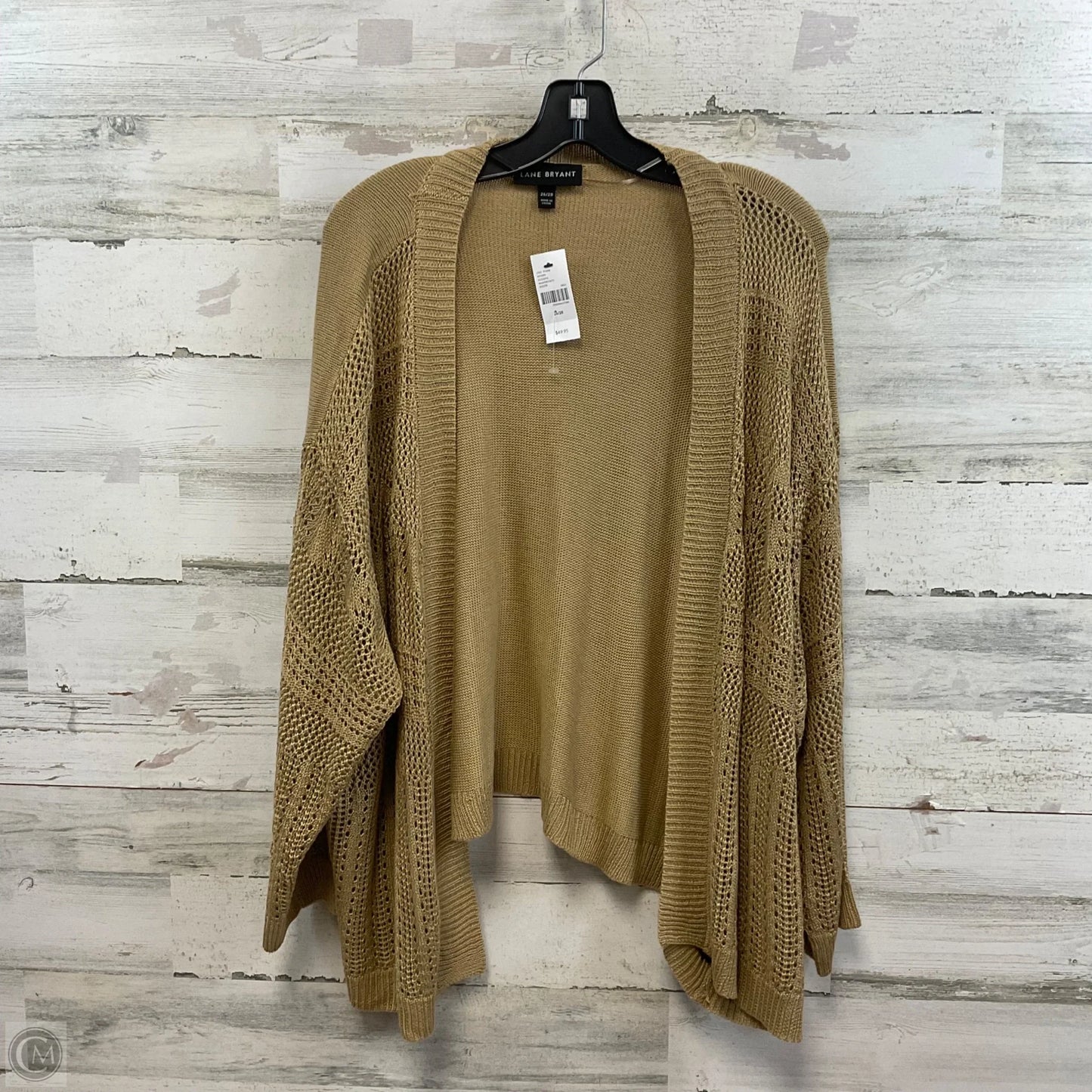 Sweater Cardigan By Lane Bryant In Brown, Size: 4x