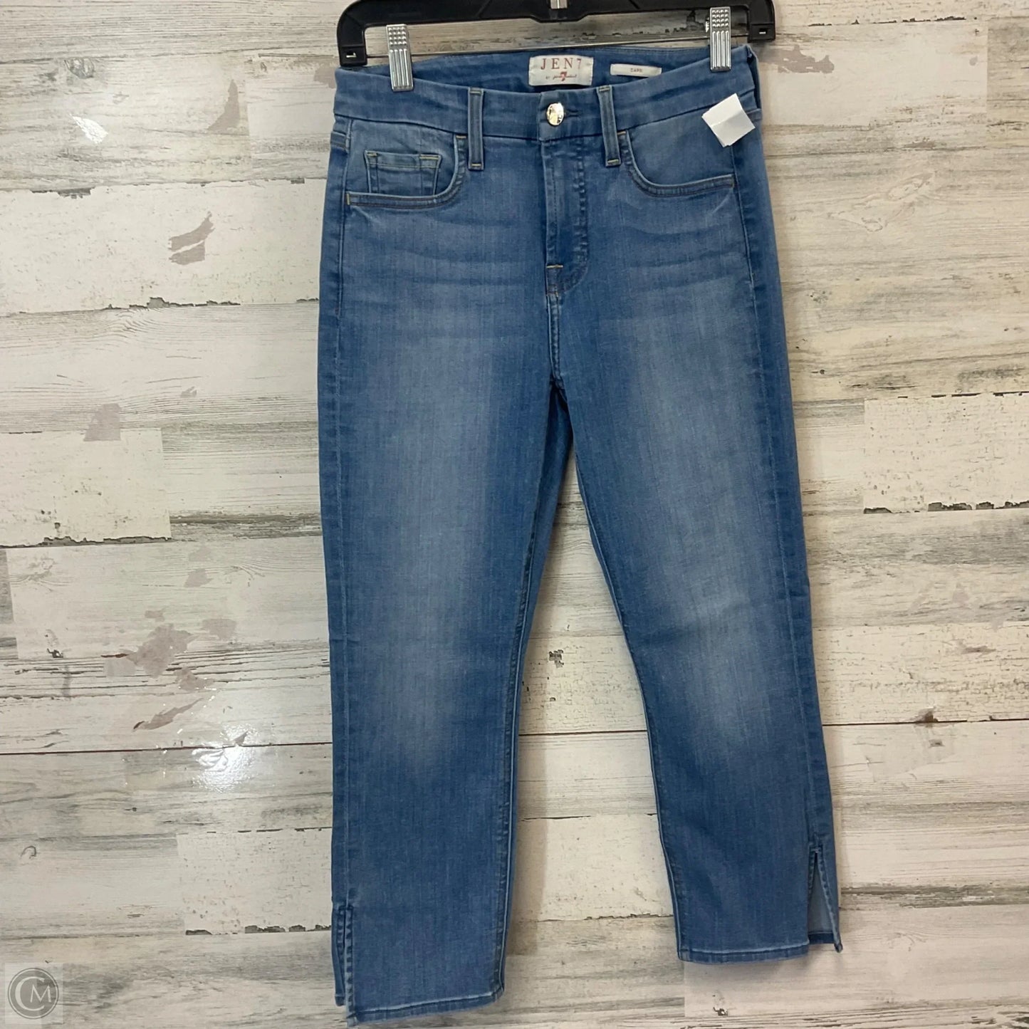 Capris By 7 For All Mankind In Blue Denim, Size: 2