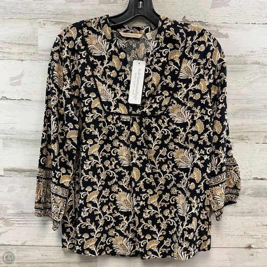 Top Long Sleeve By Soft Surroundings In Black, Size: Xs