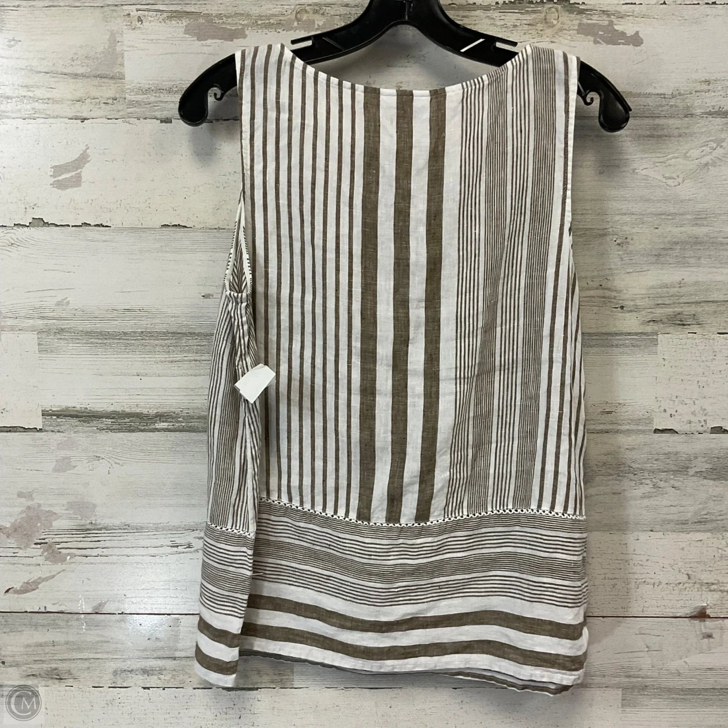 Top Sleeveless By J. Jill In Tan, Size: Sp