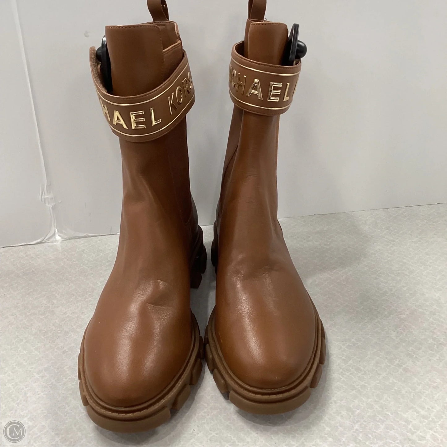 Boots Ankle Flats By Michael By Michael Kors In Brown, Size: 9