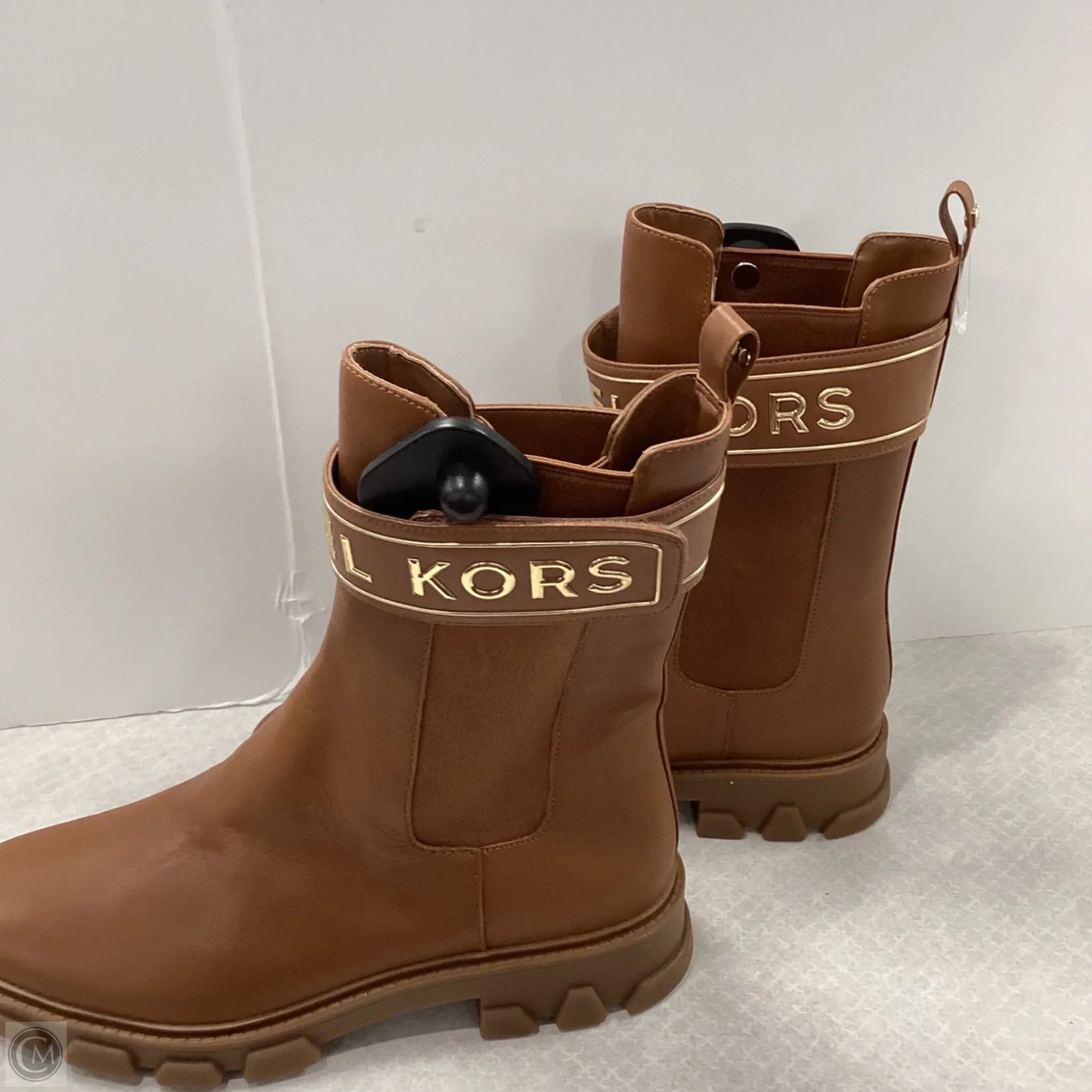 Boots Ankle Flats By Michael By Michael Kors In Brown, Size: 9