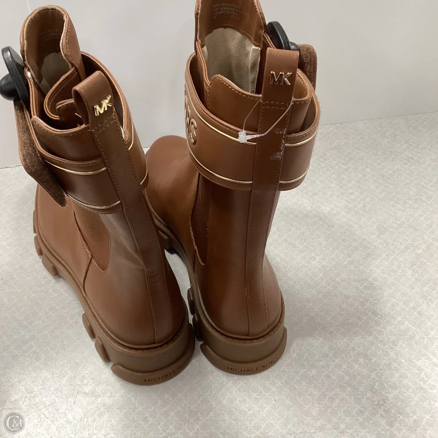 Boots Ankle Flats By Michael By Michael Kors In Brown, Size: 9