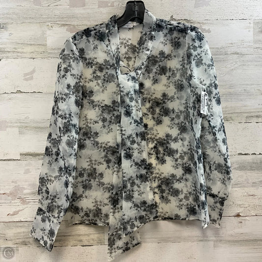 Blouse Long Sleeve By RESERVED In Black, Size: S