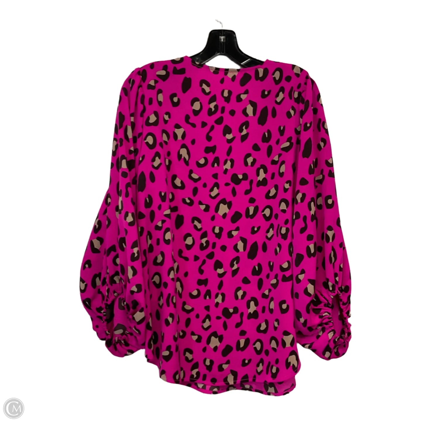 Blouse Long Sleeve By Jodifl In Purple, Size: S
