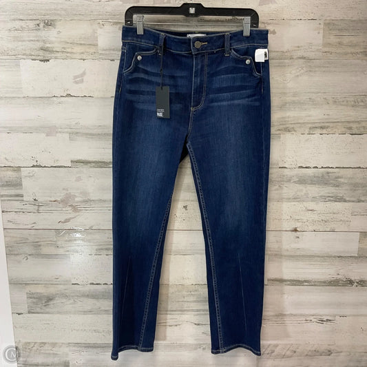 Jeans Straight By Paige In Blue Denim, Size: 10