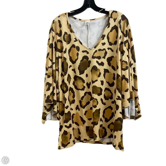 Top 3/4 Sleeve Basic By Sew In Love In Yellow, Size: L