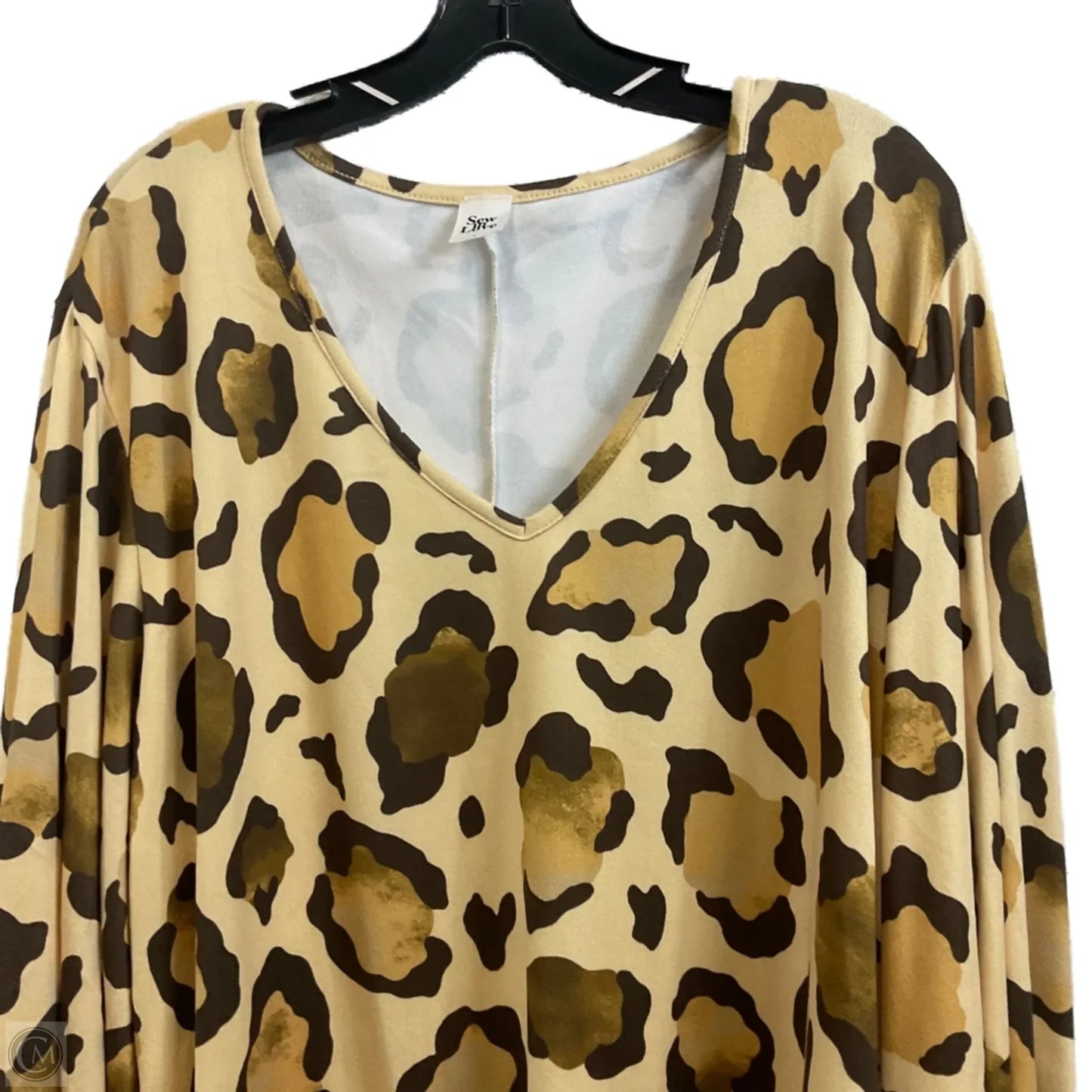 Top 3/4 Sleeve Basic By Sew In Love In Yellow, Size: L