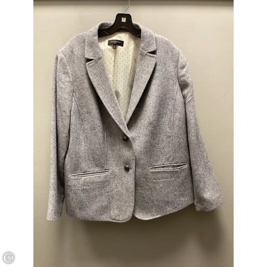 Blazer By Talbots In Grey, Size: Xl