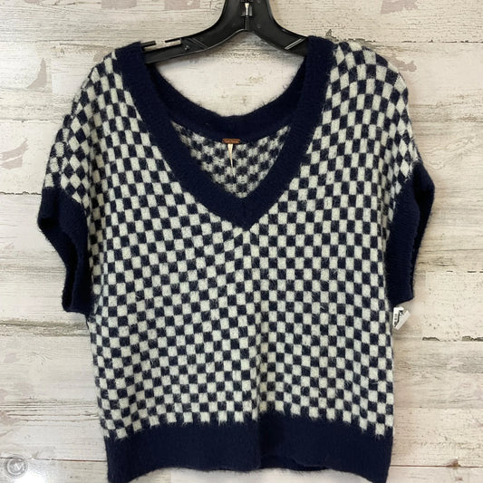 Sweater Short Sleeve By Free People In Blue, Size: Xs