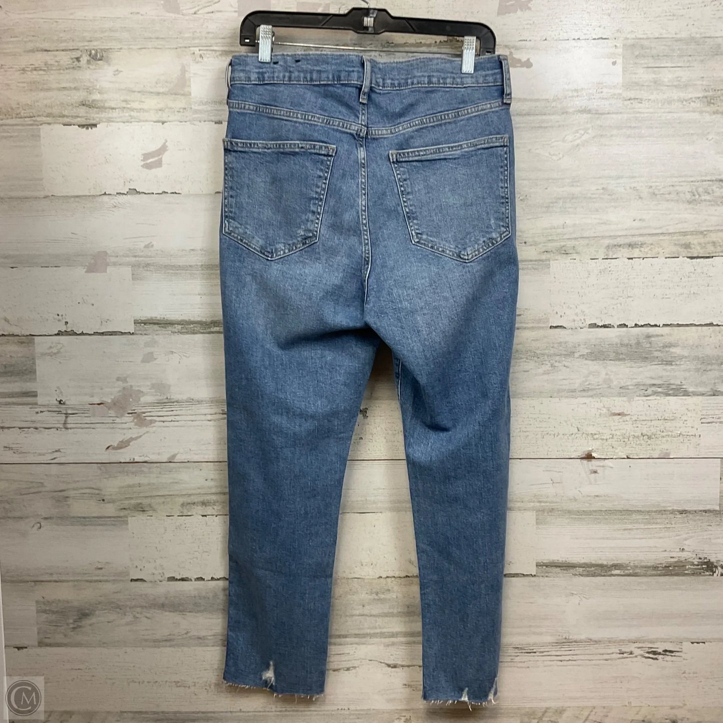 Jeans Skinny By Gap In Blue Denim, Size: 12