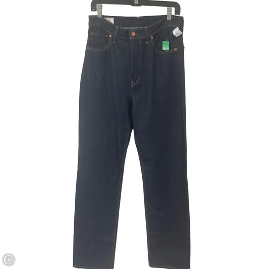 Jeans Straight By Gap In Blue Denim, Size: 10l