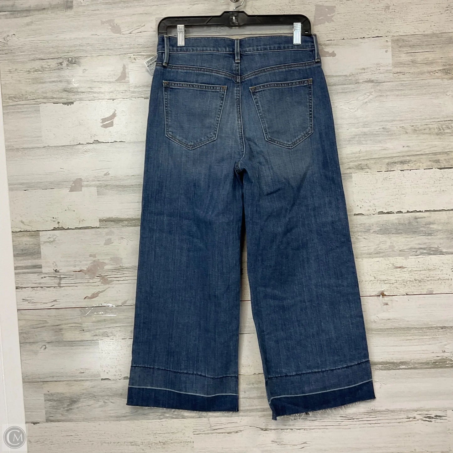 Jeans Wide Leg By Ann Taylor In Blue Denim, Size: 4