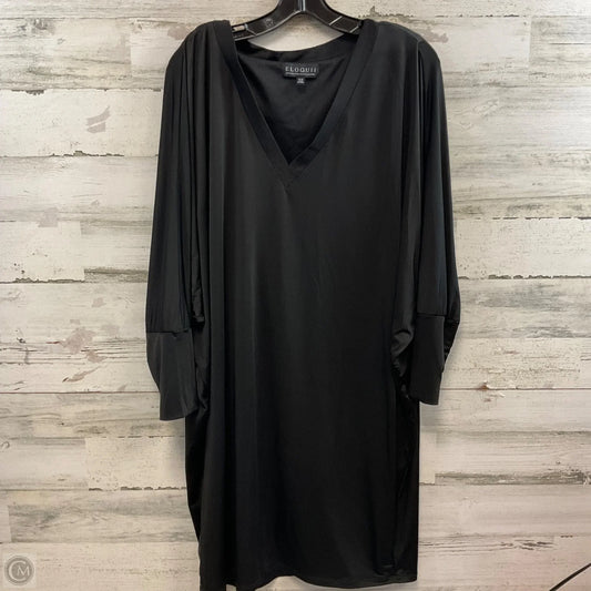 Dress Casual Short By Eloquii In Black, Size: L