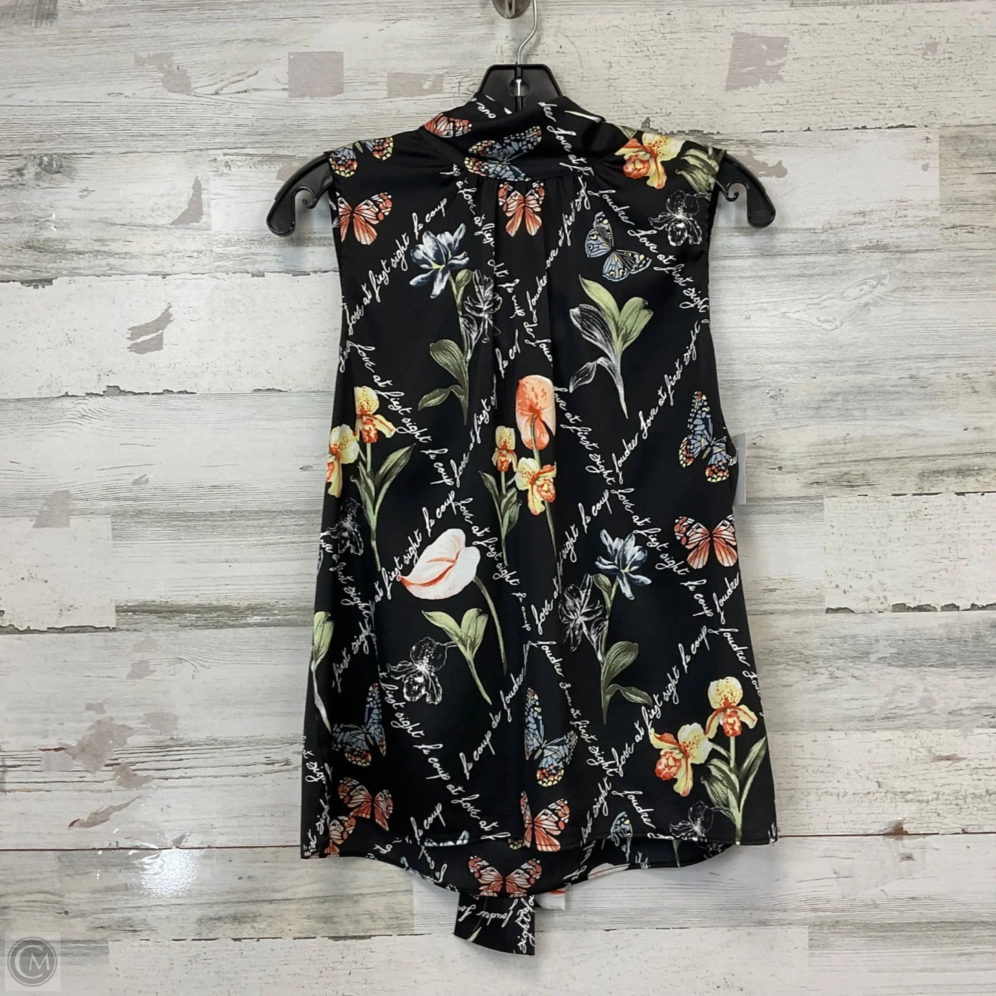 Blouse Sleeveless By White House Black Market In Black, Size: S