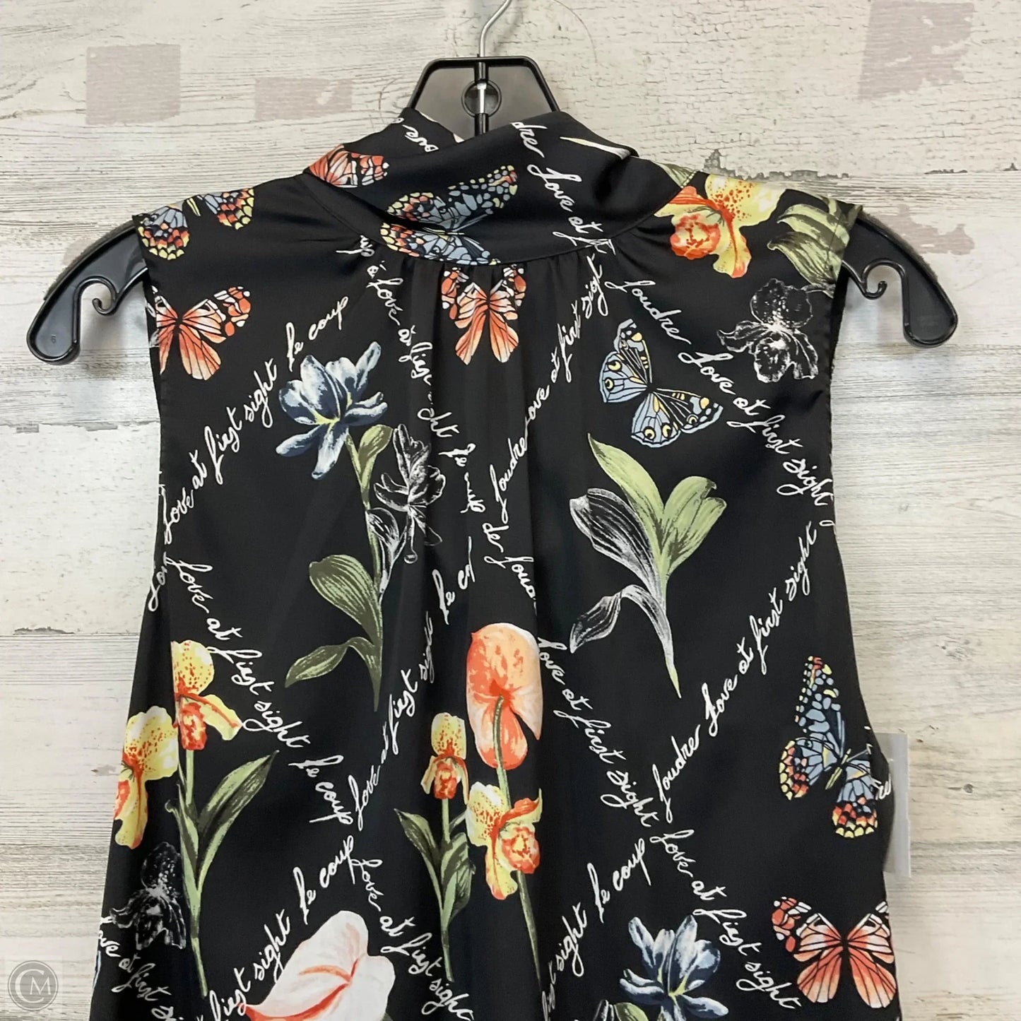 Blouse Sleeveless By White House Black Market In Black, Size: S